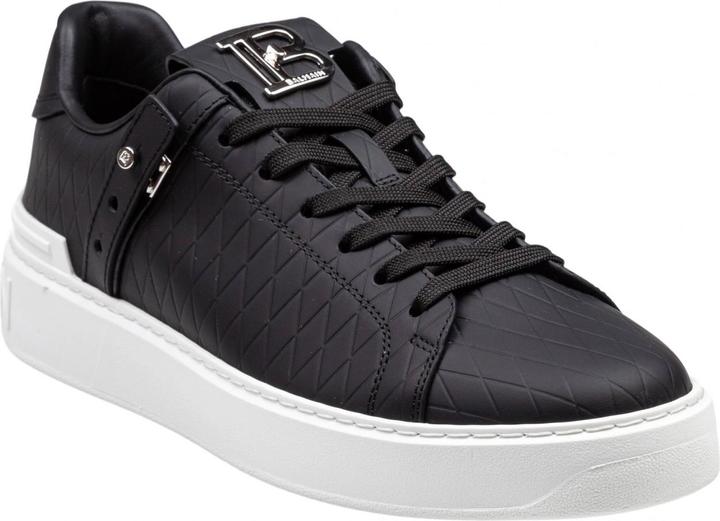 Produktbild Balmain b-court sneakers in black leather (45)