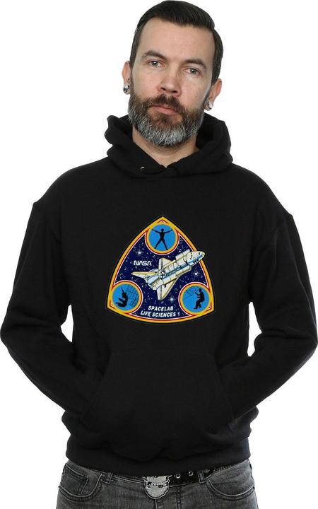 Actual product image Nasa Mens Classic Spacelab Life Science Hoodie (M)