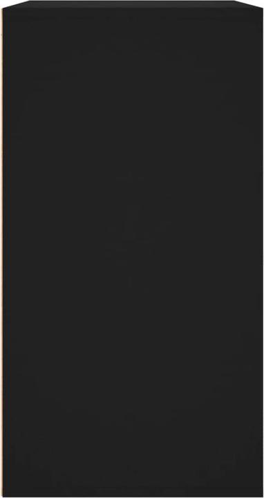 Actual product image VidaXL Kosmetikschrank Schwarz 80x40x75 cm Holzwerkstoff (80 x 40 x 75 cm)