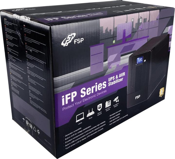 Produktbild Fortron USV iFP1000 Line-interactive 1000VA (1000 VA, 600 W, Line-Interaktiv USV)