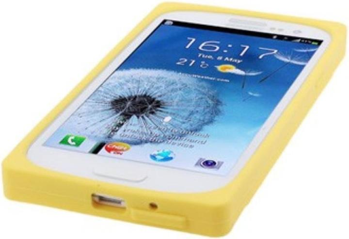 Produktbild König Design Silikon Hülle Kassette für Handy Samsung I9300 Galaxy S3 Gelb (Samsung Galaxy S3 Neo, Samsung Galaxy S3)