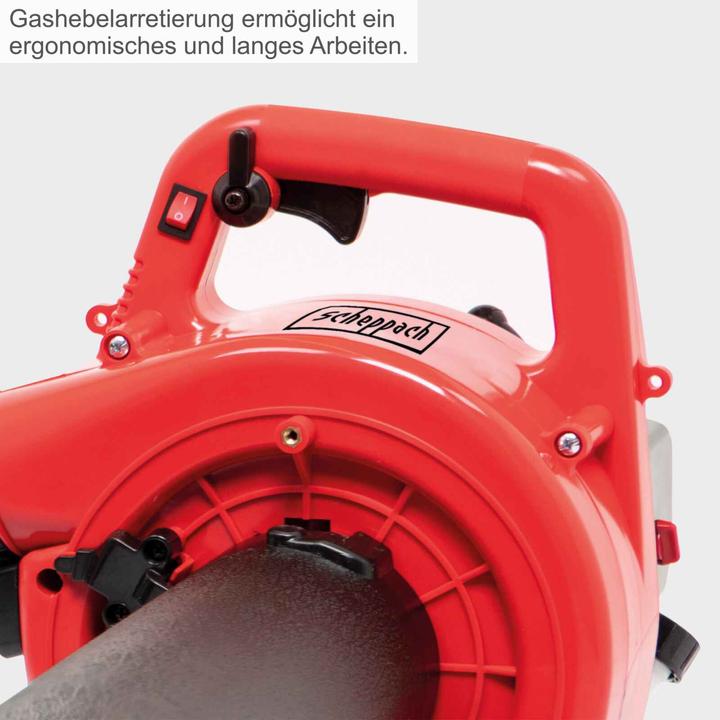Actual product image Scheppach Petrol Leaf Blower - Pump - Shredder (3-in-1) LBH2600P (Model 2021) (Petrol, Leaf blower, Leaf vacuums, Vacuum cleaners & blowers)
