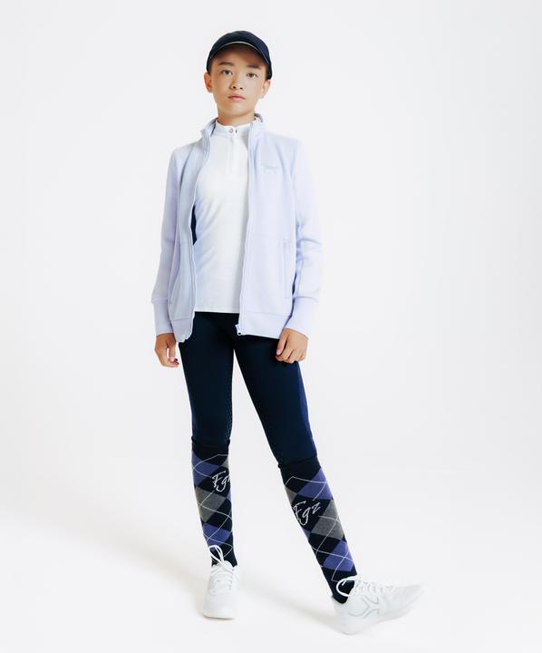 Produktbild Fouganza Reit-Sweatjacke 500 Kinder lila (6, 7, 8)