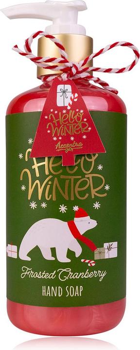 Image du produit Accentra Distributeur de savon liquide HELLO WINTER, parfum : Frosted Cranberry (Appareils, 290 ml)