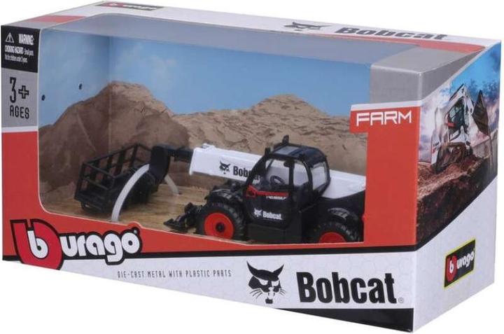 Image du produit Bburago Chargeuse télescopique 1:48 Bobcat T40.180SLP avec plate-forme, 18-32088