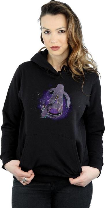 Actual product image Womens/Ladies Avengers Endgame Space Logo Hoodie (XL)