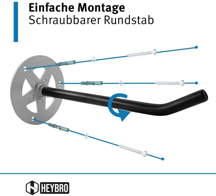 Produktbild Heybro Reifen-Wandhalterung Set