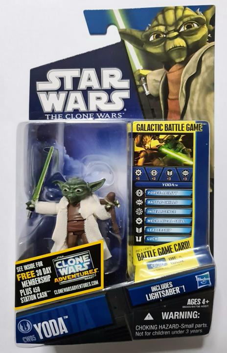 Produktbild Hasbro Star Wars The Clone Wars Actionfigur 2010 CW05 Yoda