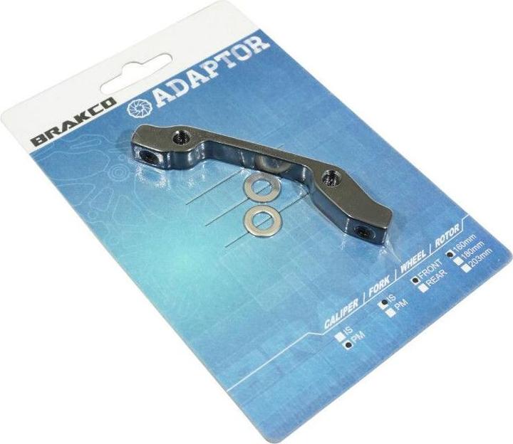 Produktbild Brakco Adapter MTB-Scheibenbremse auf Gabel internationaler Rahmen mit Scheibe