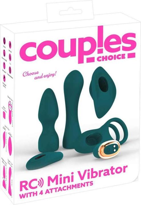Productafbeelding Couples Choice RC Minivibrator met 4 opzetstukken