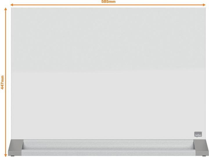 Nobo Desktop-Board magnetisch 1905265 weiss brillant (60 x 43 cm)