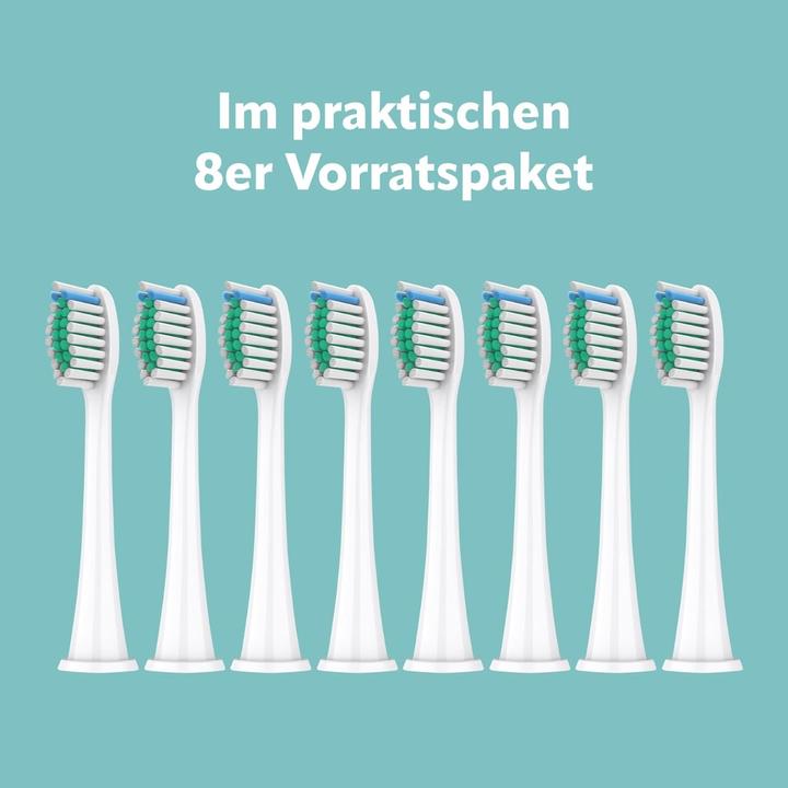 Produktbild Ora-Care Ersatzbürsten Standard kompatibel mit Philips (8er Pack) Weiss (8 x)