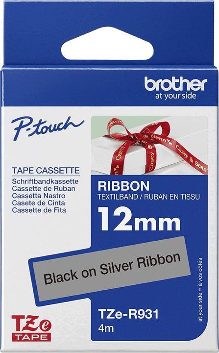 Brother P-Touch (1.20 cm, Silber)