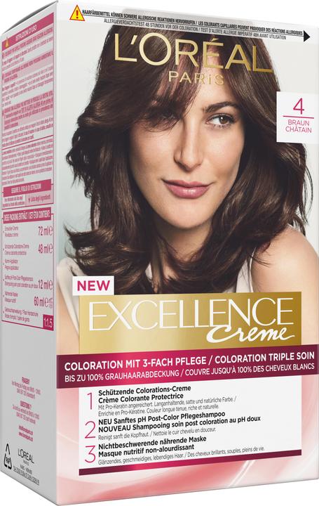 Actual product image L'Oréal Paris Excellence (4 medium brown)