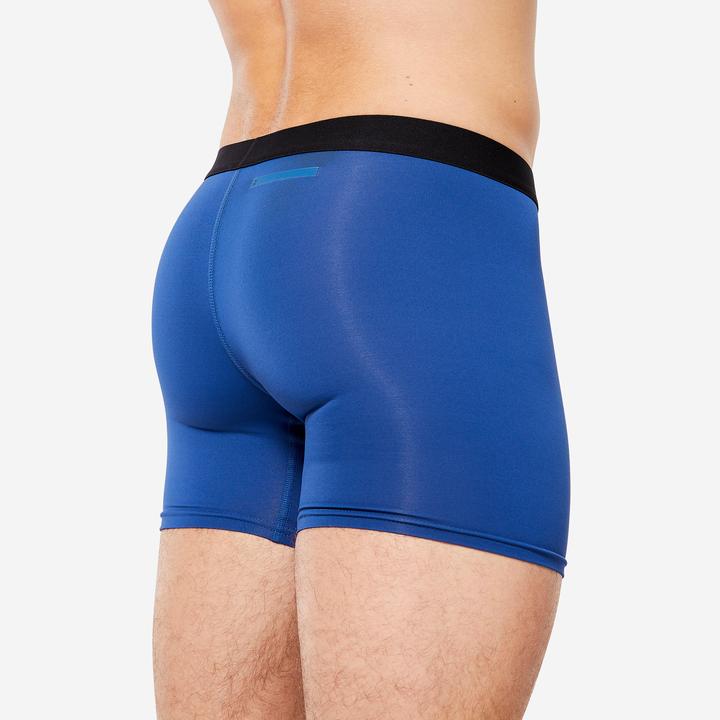 Actual product image Decathlon Functional pants boxer shorts men's breathable 3-pack - navy/blue/khaki (S, pack of 3)