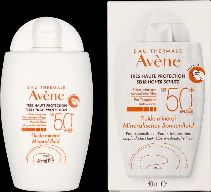 Produktbild Avène Sonnenfluid mineralisch SPF50+ (Sonnencreme, SPF 50+, 40 ml, 71 g)