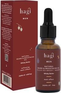 Actual product image Hagi Whisky Barber Beard & Moustache Oil 30Ml (Aftershave spray pump, 30 ml)