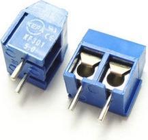 Actual product image KEFA PCB terminal block with screw connection 5mm 2Pin Blue