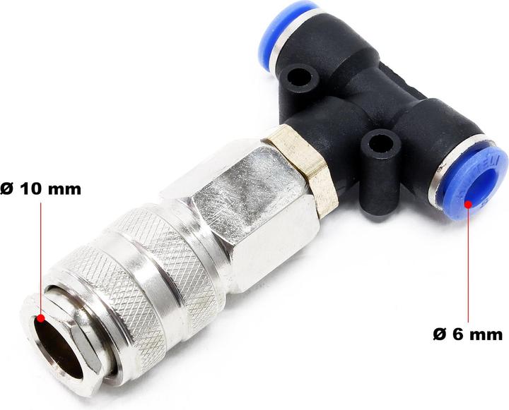 Produktbild Wiltec Druckluft Reinigungspistole AusblaspistoleTrockenreinigung 5m Druckluftschlauch