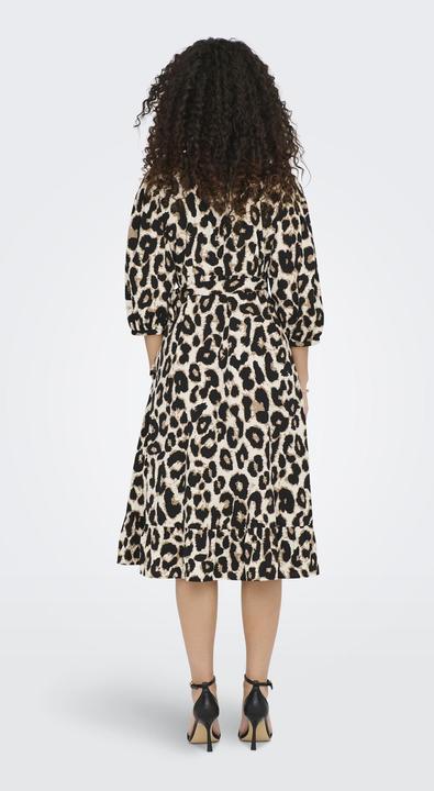 Actual product image Only 3/4 Sleeve Wrap Midi Dress (M)