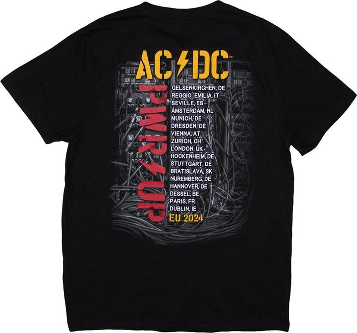 Produktbild AC/DC PWRUP EU Tour '24 TShirt Rückseitiger Aufdruck (3XL)