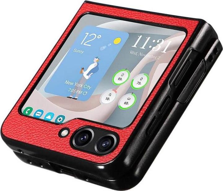 Produktbild Cover-Discount Galaxy Z Flip5 - Hybrid Schutzhülle rot (Samsung Galaxy Z Flip5)