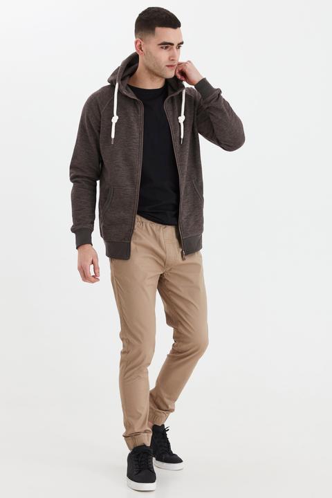 Actual product image Solid Vitu Zip-Hoodie Men's Jacket (3XL)
