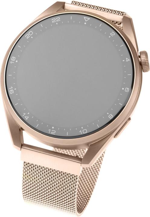 Immagine prodotto Fixed Cinturino a rete per smartwatch universale da 22 mm in oro rosa (22 mm, Acciaio inossidabile)