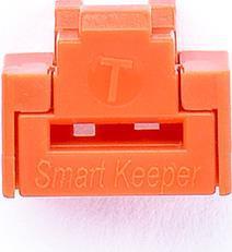 Actual product image Smart Keeper Basic RJ45 Port Blocker orange 100 pcs.