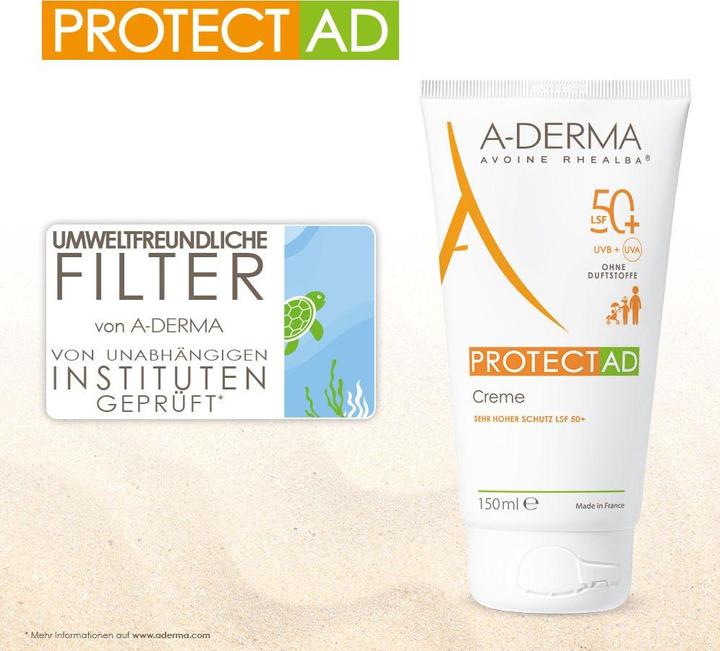 Produktbild A-Derma Protect AD Creme LSF 50+, 150 ml Creme (Sonnencreme, SPF 50+, 150 ml)