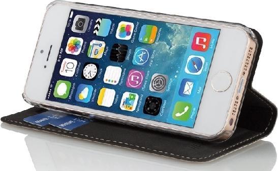 Actual product image Wave BookCase case, iPhone SE / 5S / 5, white (Apple iPhone SE)
