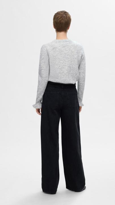 Image du produit Selected Femme Pull en tricot à manches ruchées (S)