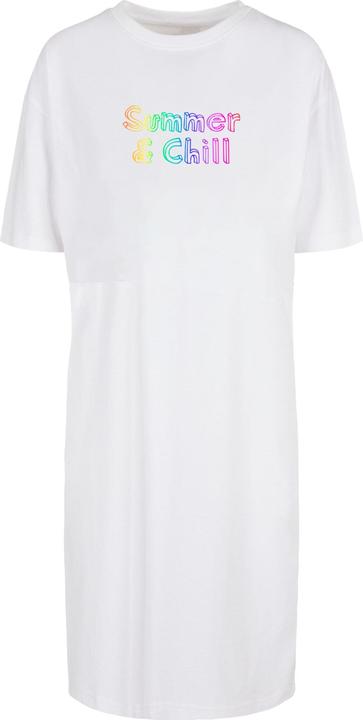 Produktbild Merchcode Ladies Summer And Chill Rainbow Oversized Slit Tee Dress - 118905 (XXL)