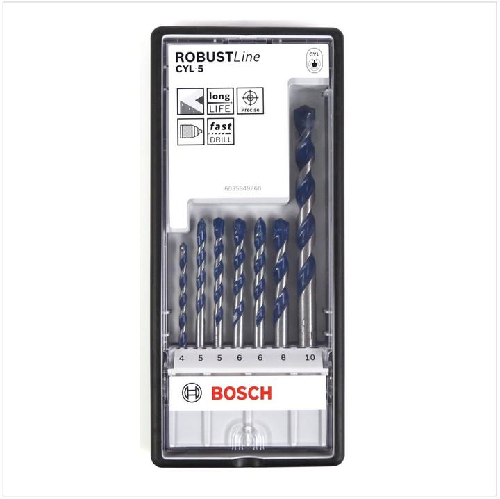 Actual product image Bosch Professional Zubehör Tungsten carbide Concrete twist drill- (4, 5, 6, 8, 10 mm)