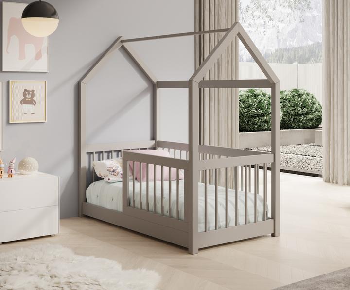 Image du produit ADRK Furniture Graja Lit de maison avec matelas (140 x 70 cm)