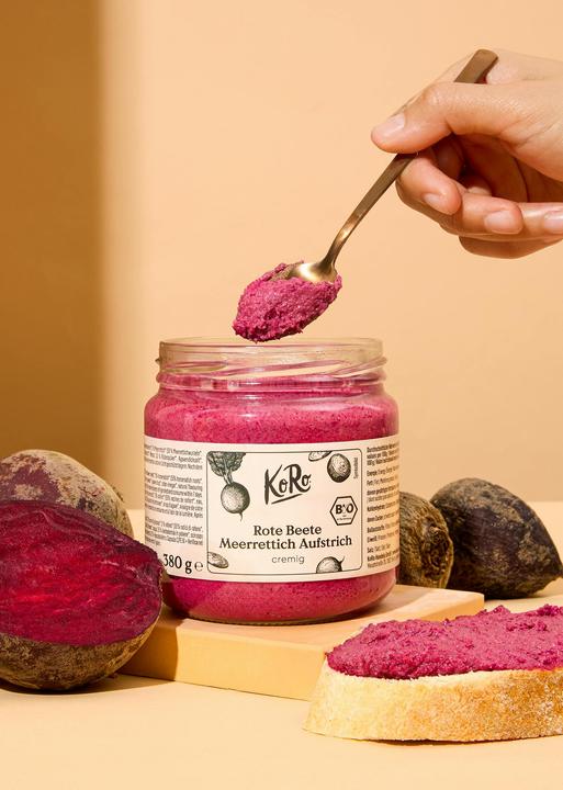 Produktbild KoRo Bio Rote Bete Meerrettich Aufstrich (380 g)