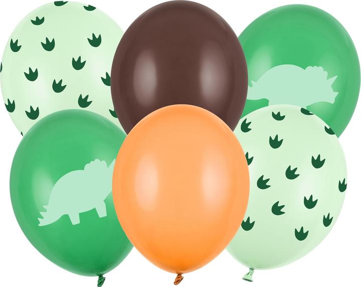 Immagine prodotto Partydeco Pallone dinosauro forte da 30 cm (6 x)
