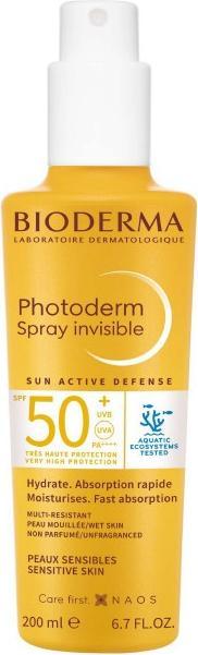 Bioderma PHOTODERM - Spray invisible SPF50+ (Sonnenspray, SPF 50+, 200 ml)