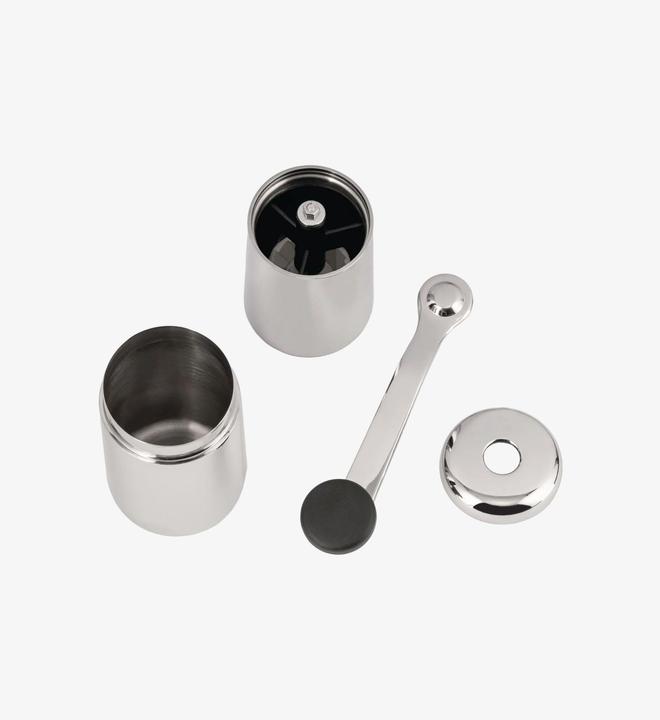 Actual product image Alessi Coffee grinder SLOW COFFEE silver-coloured
