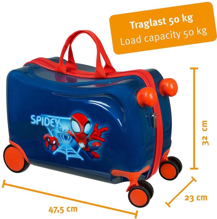 Immagine prodotto Undercover Spidey und seine Superfreunde - Kindertrolley - Ride-on (Bagaglio a mano (fino a 50 litri))