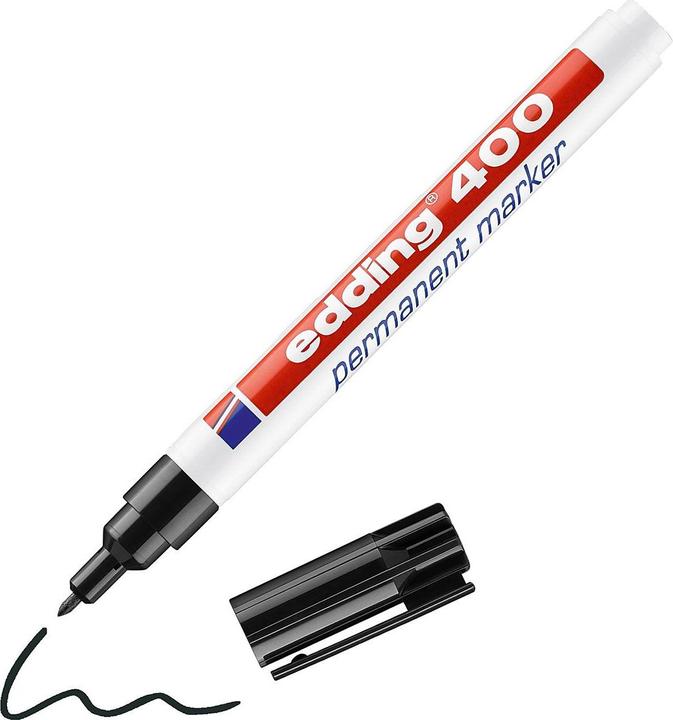 Image du produit Edding 400 (Noir, 1 mm, 1 x)