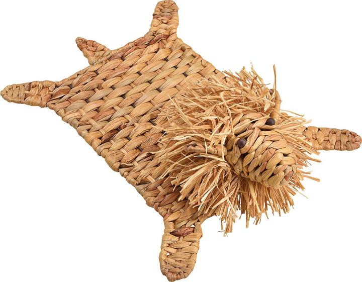 Immagine prodotto Natura Punto Figura deco sdraiata di un leone in giacinto d'acqua