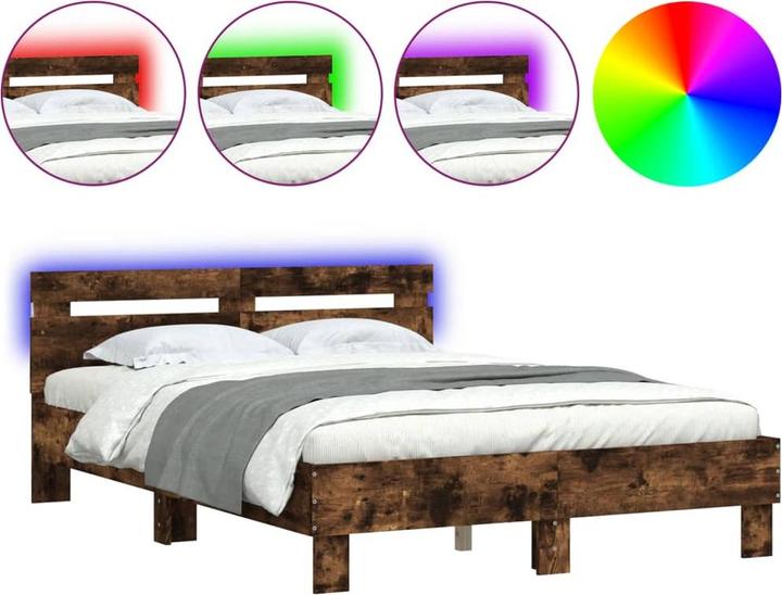 Immagine prodotto VidaXL Giroletto con testiera con illuminazione a LED 120 x 190 cm (120 x 190 cm)
