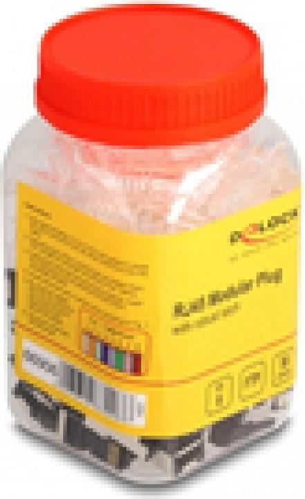 Immagine prodotto Delock Spina modulare RJ45 con robusto capocorda a scatto Cat.6 e guaina antipiega Set da 50
