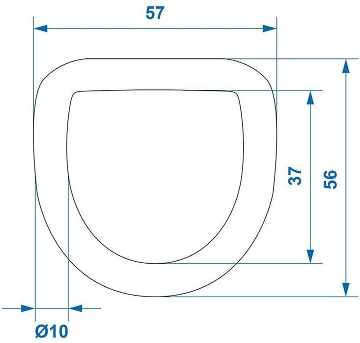 Immagine prodotto ProPlus Anello a D 10mm (7 x 7 cm)