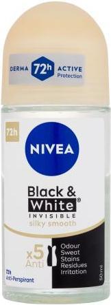 Immagine prodotto NIVEA Invisible Black & White Silk and Smooth 50 ml (Roll-on, 50 ml)