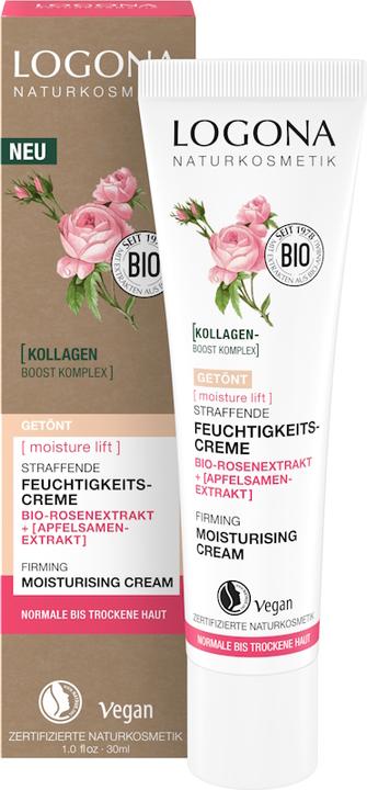 Immagine prodotto Logona Crema idratante colorata rassodante BIO Rosa e Mela - 30ml - (30 ml, Crema Giorno Tinta)