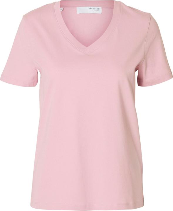 Selected Femme Slfessential Ss V-Neck Tee Noos