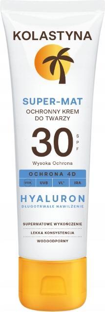 Immagine prodotto Kolastyna Crema solare protettiva per il viso Super Matte Spf 30 50 Ml (Crema solare viso, SPF 30, 50 ml)