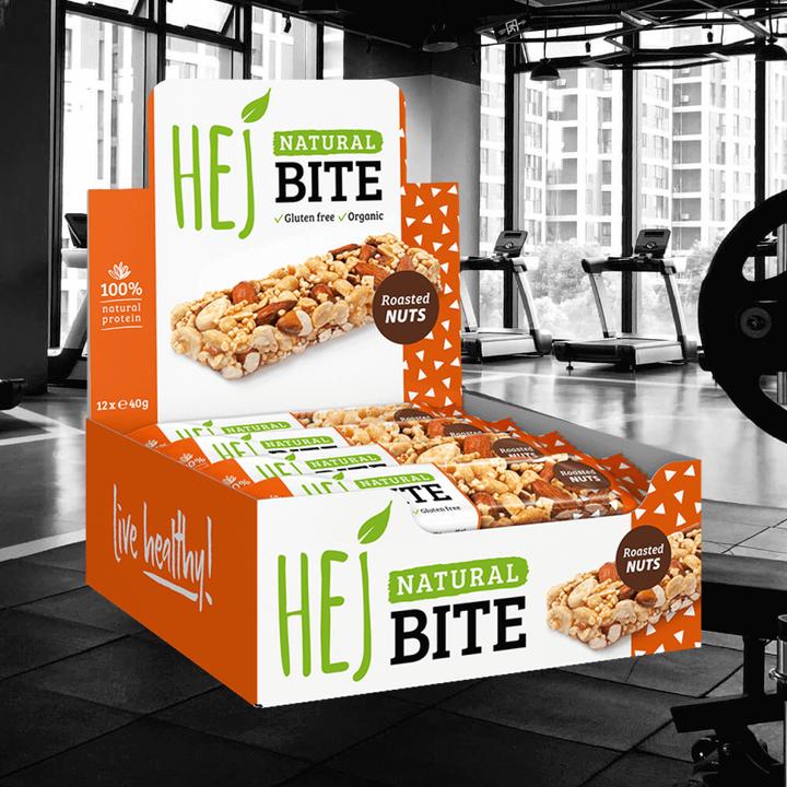 Image du produit HEJ Nutrition Natural Bite (12 x 40g) (Noix grillées, 1 pcs, 480 g)